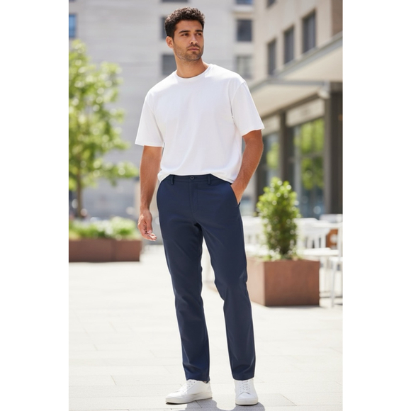 Men's RHONE Navy Commuter Pants Waist 33